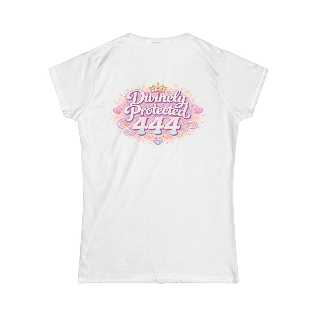 Divinely Protected 444 Women’s Tee — Spiritual Angel Number Graphic Shirt