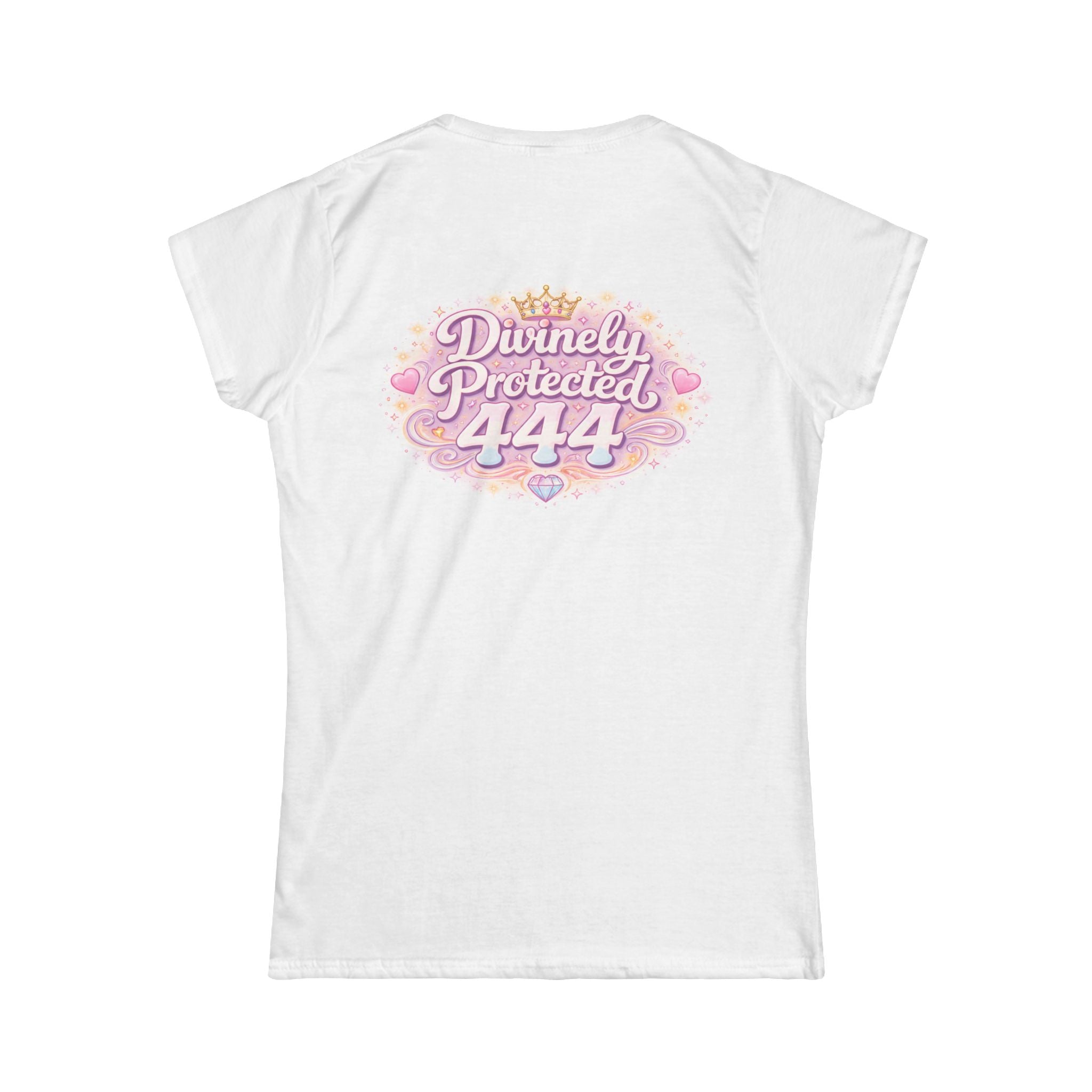 Divinely Protected 444 Women’s Tee — Spiritual Angel Number Graphic Shirt