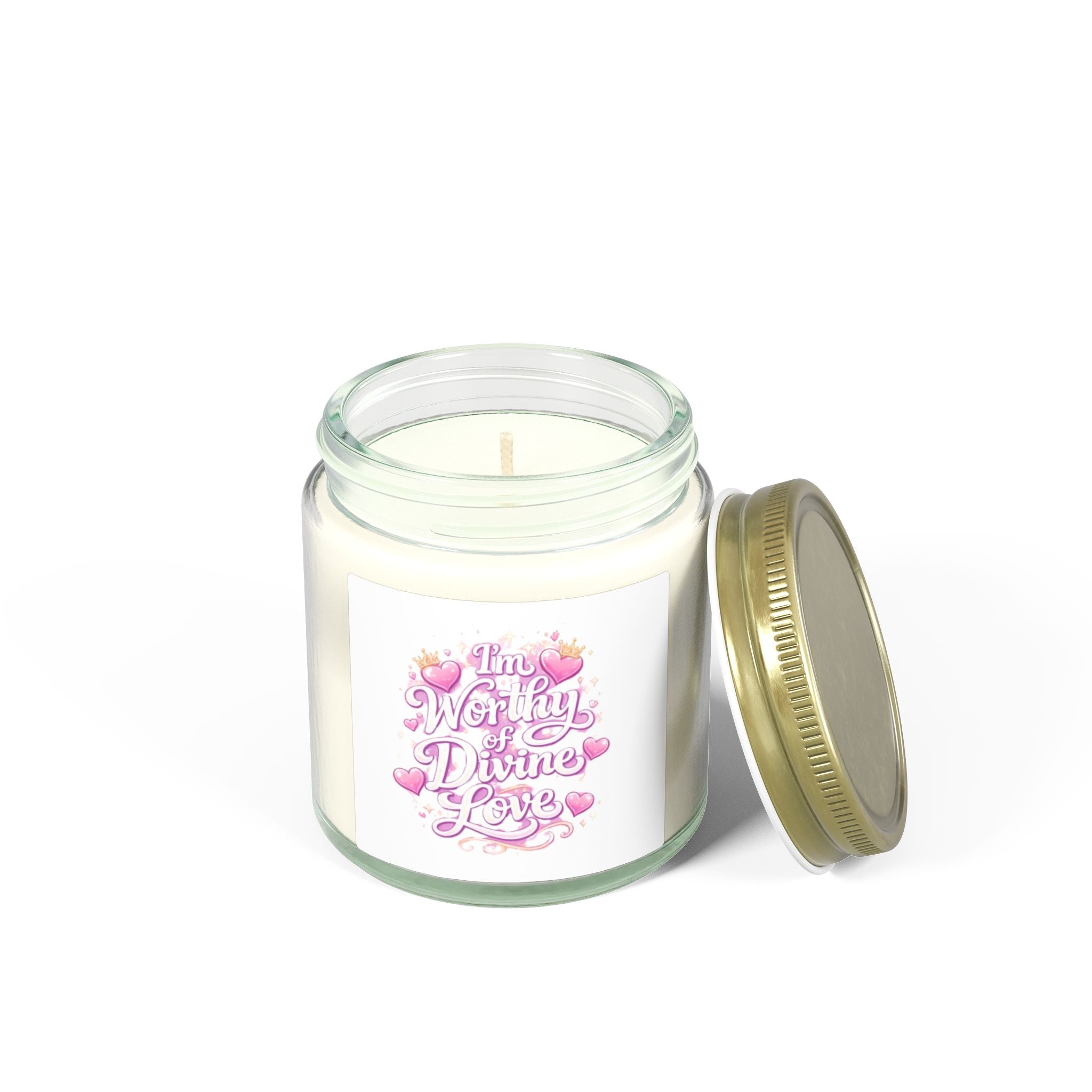 Divine Love Scented Candle — Coconut Apricot Wax (4oz & 9oz)