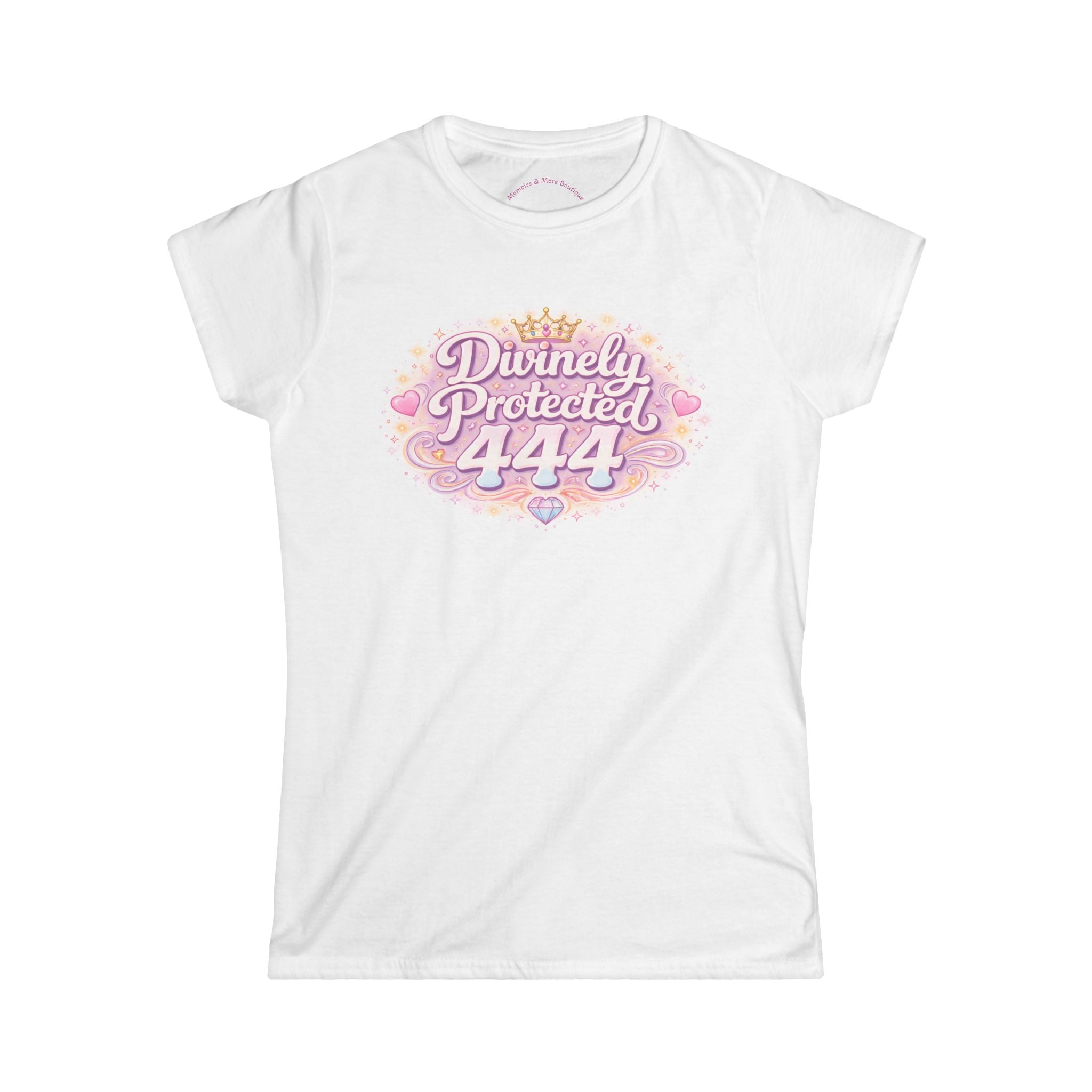 Divinely Protected 444 Women’s Tee — Spiritual Angel Number Graphic Shirt
